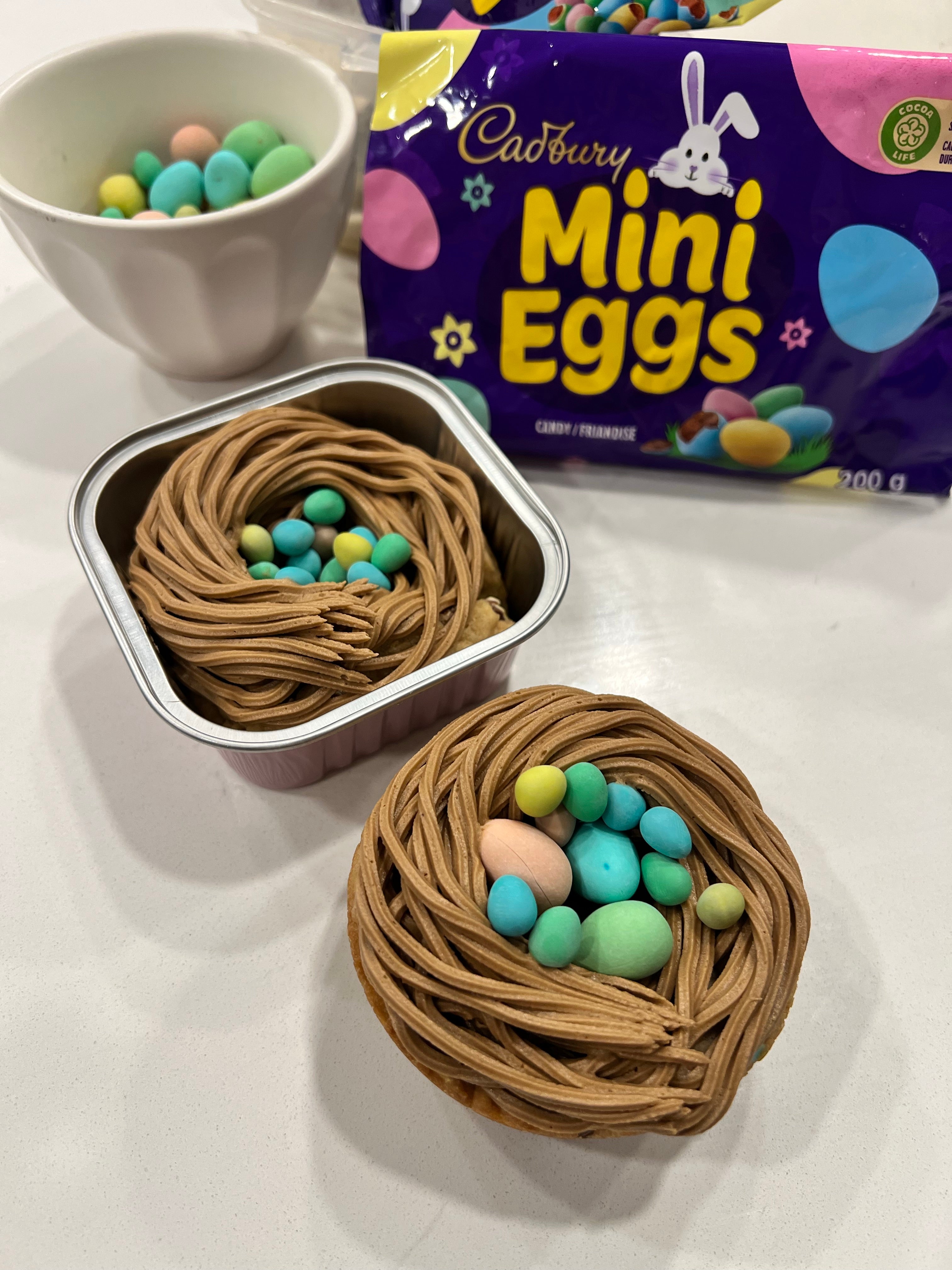 Cadbury Mini Egg Cookie Cake Recipe
