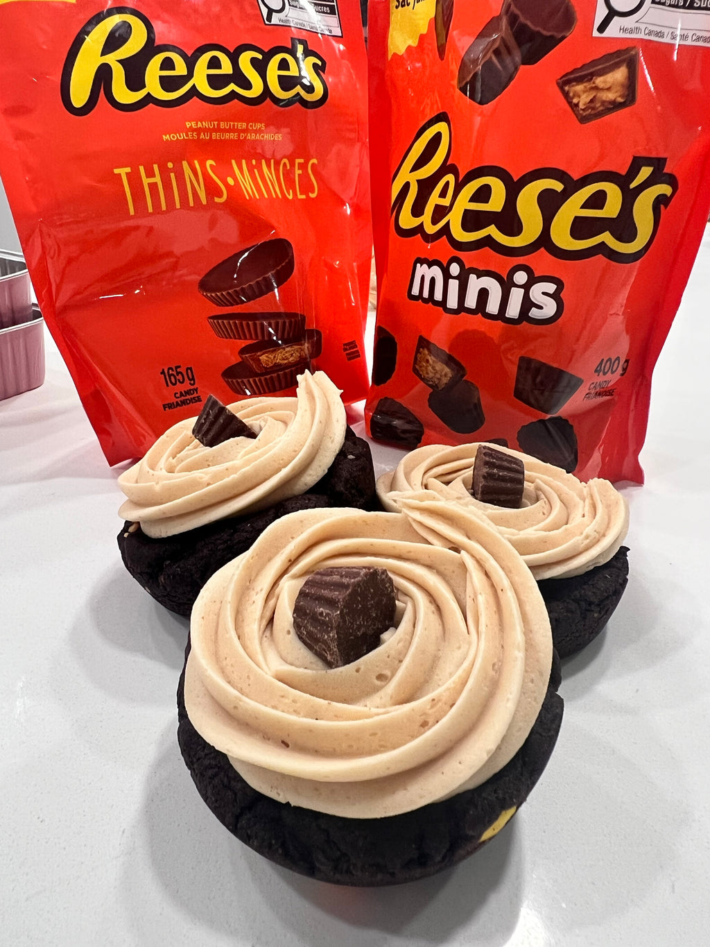 Reese Chocolate Peanut Butter Cookie Cake Recipe