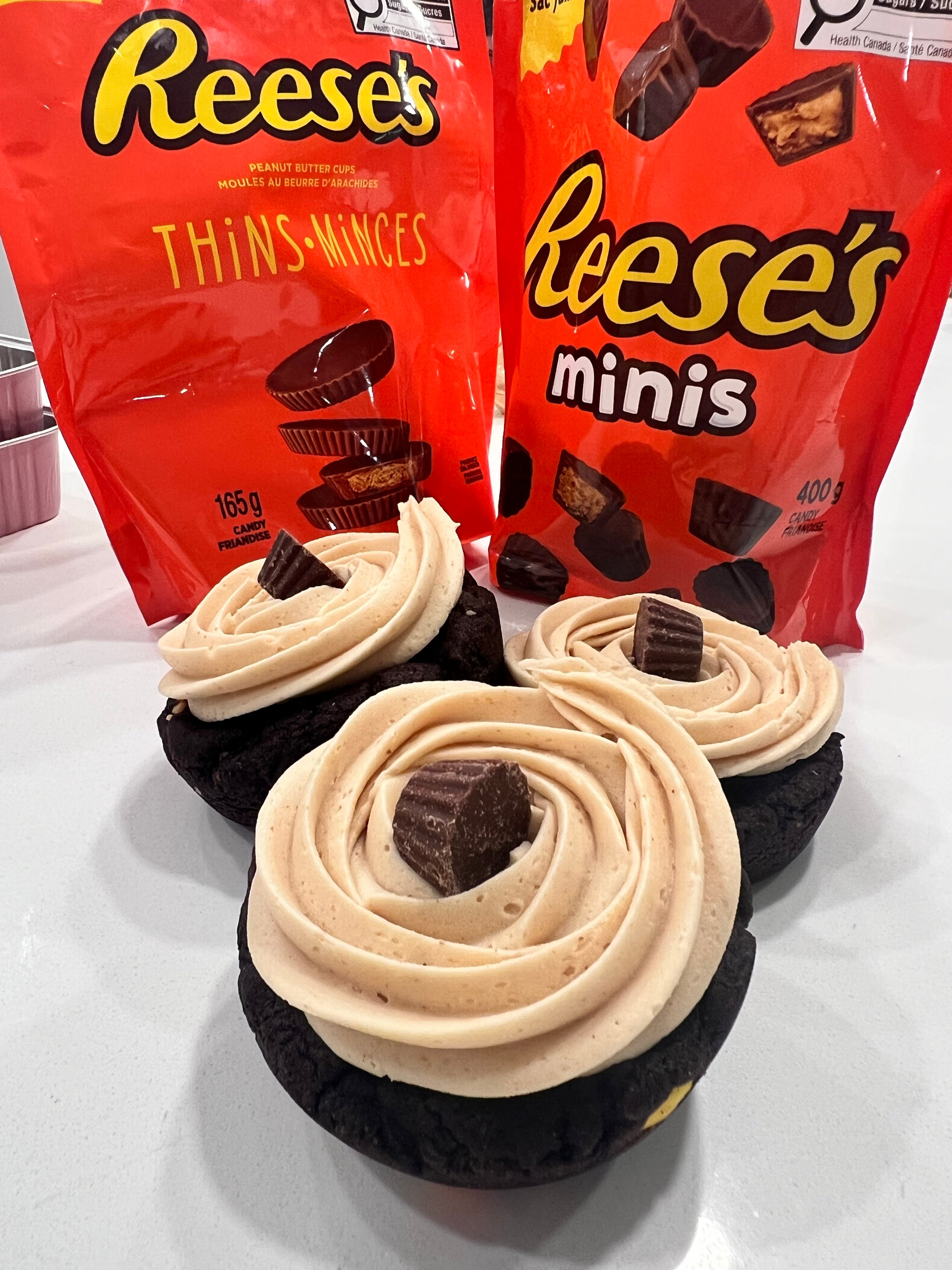 Reese Chocolate Peanut Butter Cookie Cake Recipe