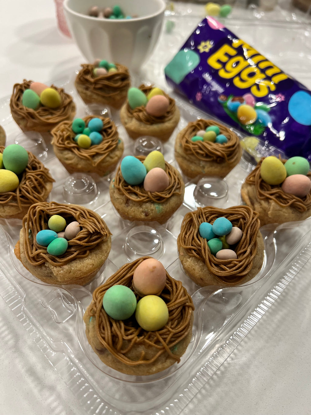 Cadbury Mini Egg Cookie Cake Recipe